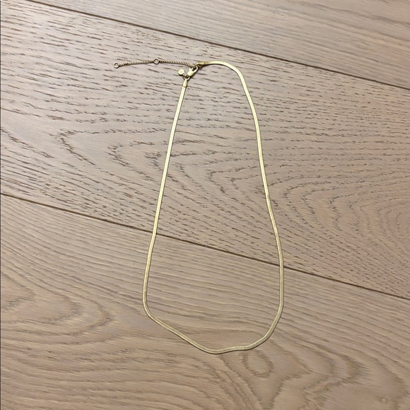 Madewell gold toned herringbone chain mix necklace set - Picture 6 of 7